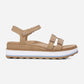Vionic Lex 3/4 Strap Wedge
